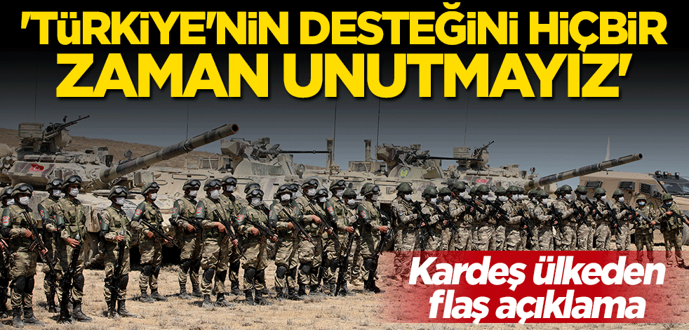 Kerimov: Türkiye'nin desteğini hiçbir zaman unutmayacağız