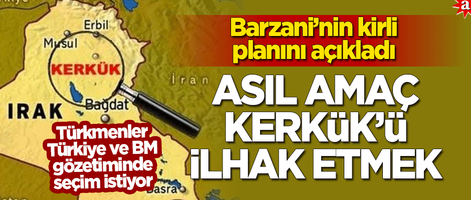 Kerkük Gazetesi Genel Yayın Yönetmeni Küzeci: Asıl amaçları Kerkük'ü ilhak etmek
