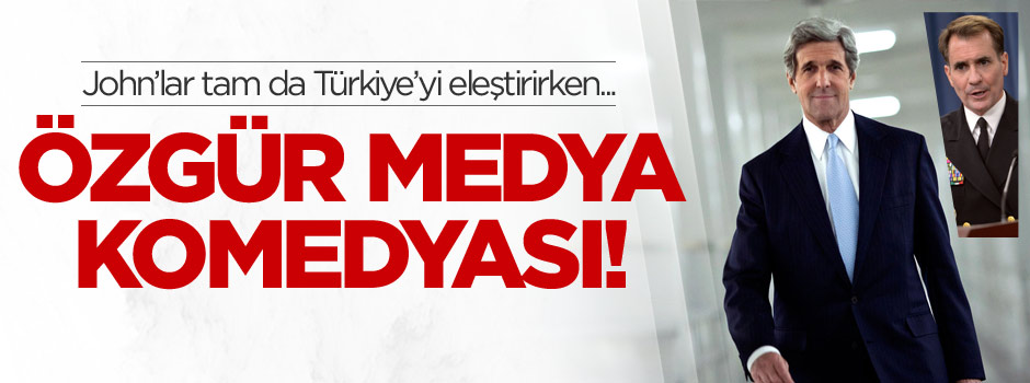 Kerry ve Kirby'den "özgür basın" komedisi