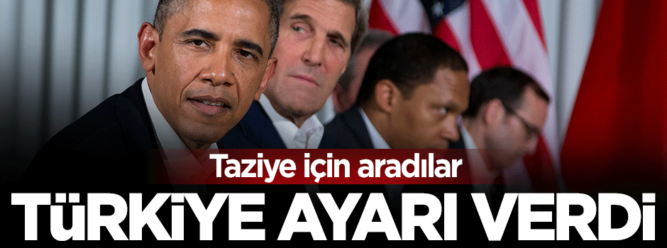 Kerry'den Çavuşoğlu'na taziye telefonu