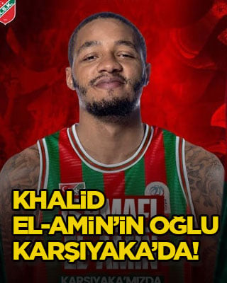 Khalid El-Amin’in oğlu Karşıyaka’da!