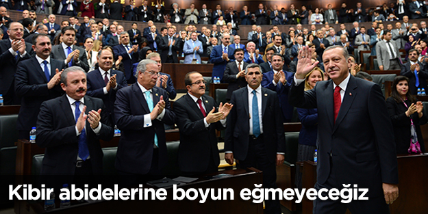 Kibir abidelerine boyun eğmeyeceğiz