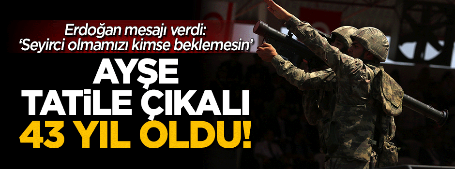 Kıbrıs Barış Harekatı'nın 43. yıl dönümü