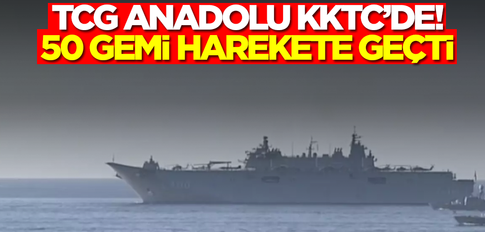 Kıbrıs Barış Harekatı'nın 50'nci yılında 50 gemi harekete geçti! Tarihi anlar