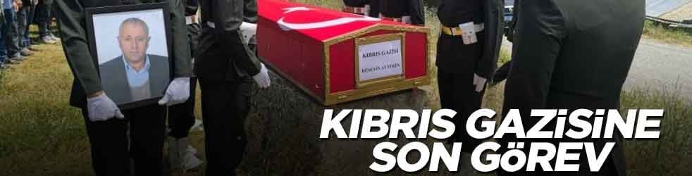 Kıbrıs gazisine son görev