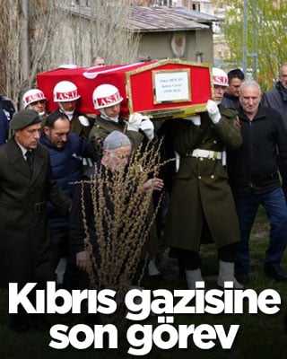 Kıbrıs gazisine son görev! “Babamla gurur duyuyorum”