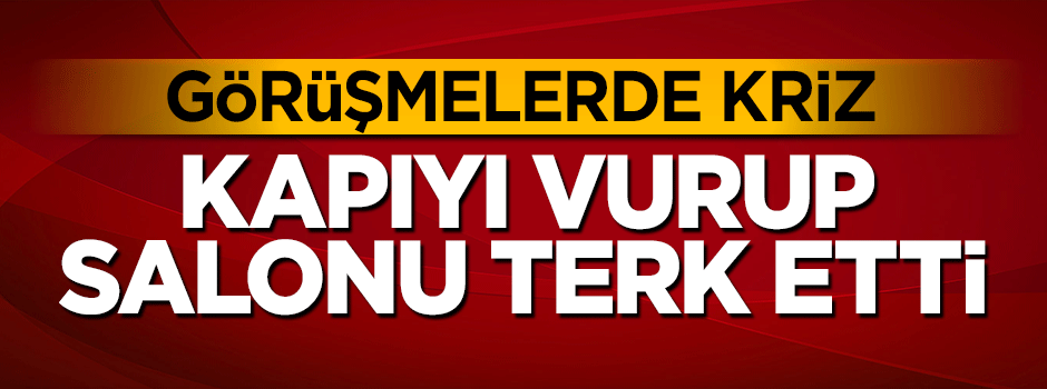 Kıbrıs müzakerelerinde kriz! Rumlar toplantıyı terk etti