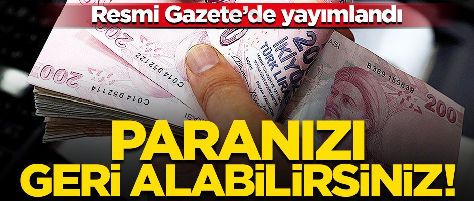Kıdem tazminatında önemli değişiklik... Paranızı geri alabilirsiniz!