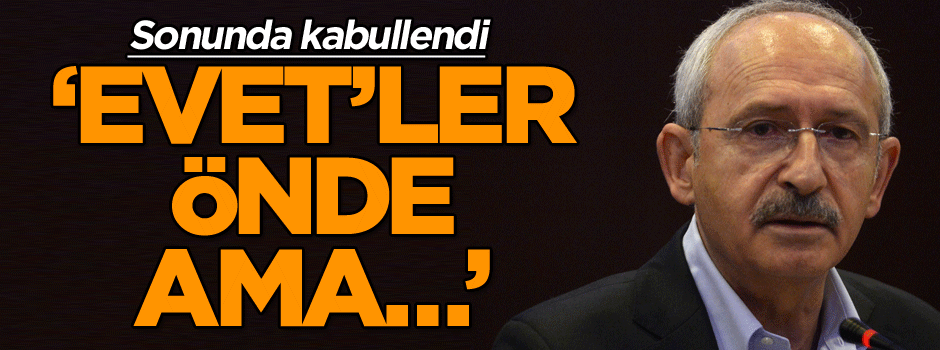 Kılıçdaoğlu’ndan anket itirafı: ‘Evet’ler önde ama…