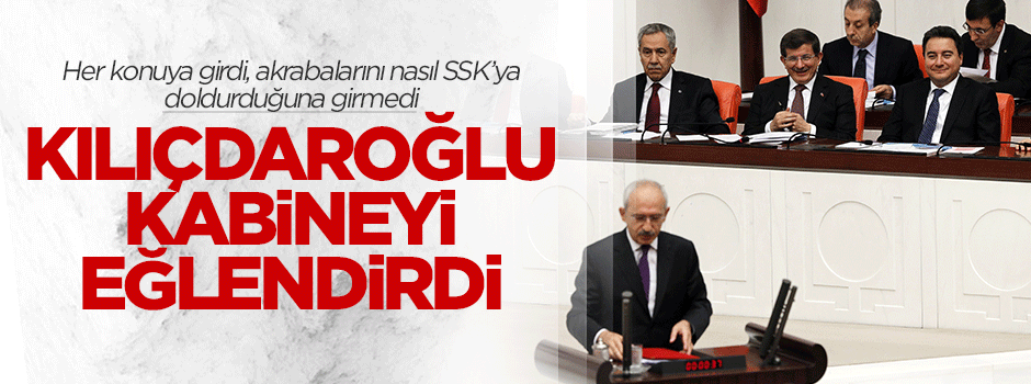 Kılıçdaroğlu akrabalarını nasıl SSK'ya doldurduğunu açıklayamadı