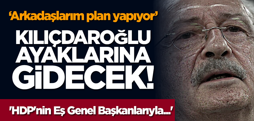 Kılıçdaroğlu ayaklarına gidecek! 'HDP'nin Eş Genel Başkanlarıyla...'