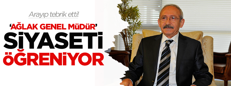 Kılıçdaroğlu Başbakan Davutoğlu'nu tebrik etti