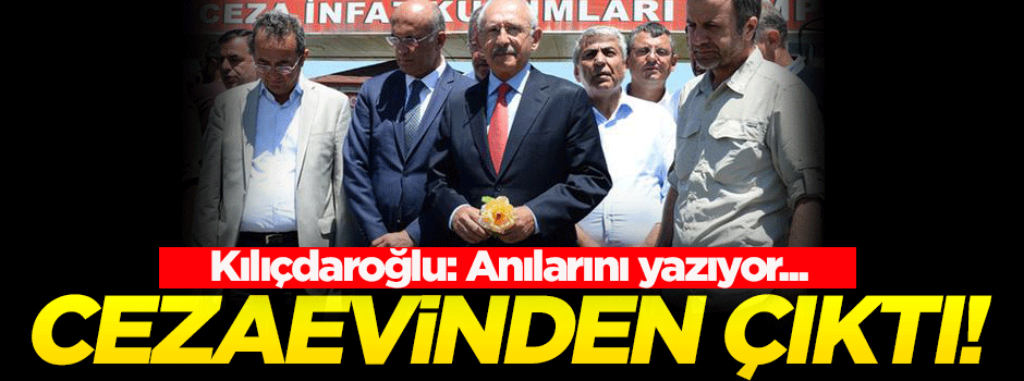 Kılıçdaroğlu, Berberoğlu ziyaretini tamamladı
