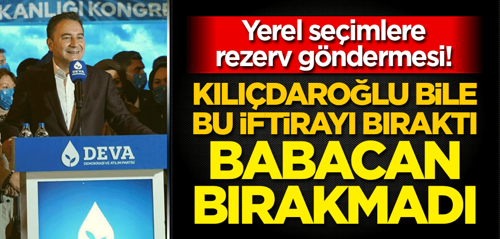 Kılıçdaroğlu bile "130 milyar dolar" iftirasını bıraktı, Babacan bırakmadı! Yerel seçimlere rezerv göndermesi!
