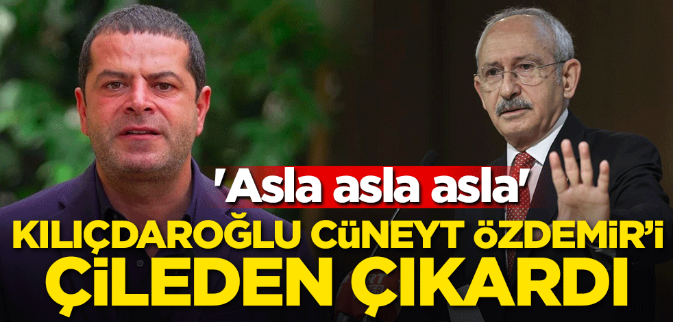 Kılıçdaroğlu Cüneyt Özdemir'i çileden çıkardı! 'Asla asla asla'