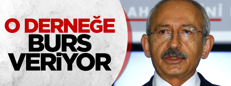 Kılıçdaroğlu: ÇYDD'ye burs veren bir yurttaşım