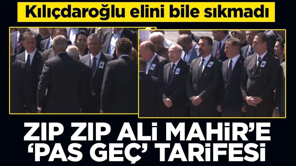 Kılıçdaroğlu elini bile sıkmadı! Zıp zıp Ali Mahir’e ‘pas geç’ tarifesi