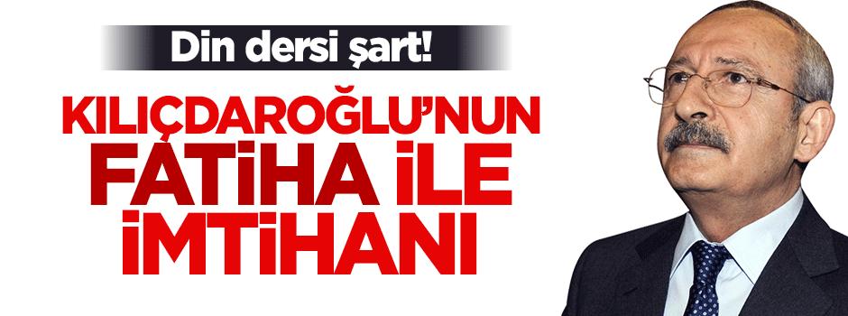 Kılıçdaroğlu Fatiha’da TEKLEDİ