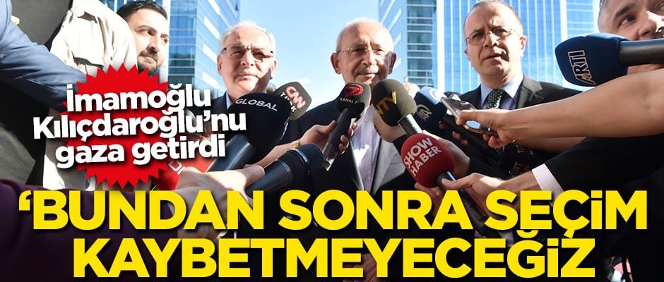 Kılıçdaroğlu gaza geldi! 'Bundan sonra seçim kaybetmeyeceğiz'