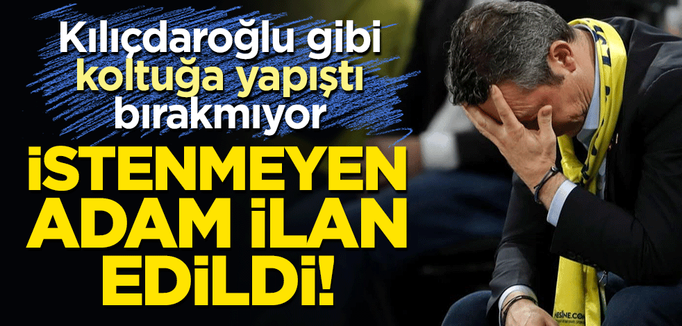 Kılıçdaroğlu gibi koltuğa yapıştı, bırakmıyor! Fenerbahçe'de Ali Koç istenmeyen adam ilan edildi!