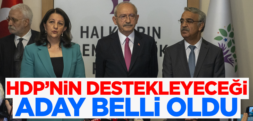 Kılıçdaroğlu ile buluşmuşlardı! HDP'nin destekleyeceği aday belli oldu