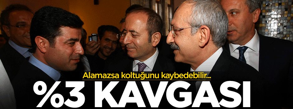 Kılıçdaroğlu ile Demirtaş'ın yüzde 3 kavgası