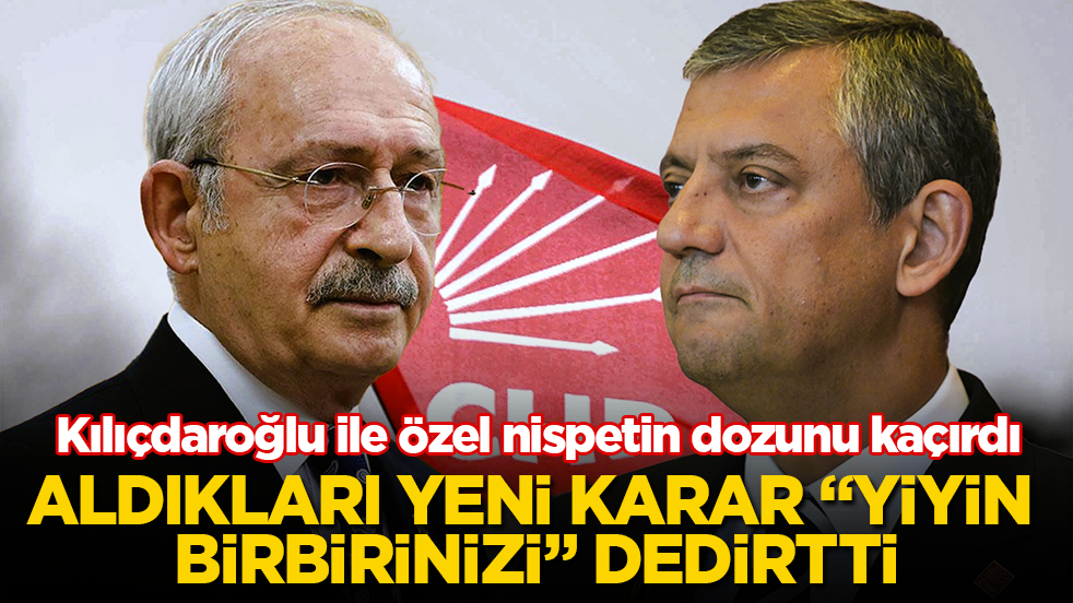 Kılıçdaroğlu ile Özel nispetin dozunu kaçırdı! Aldıkları yeni karar "Yiyin birbirinizi" dedirtti