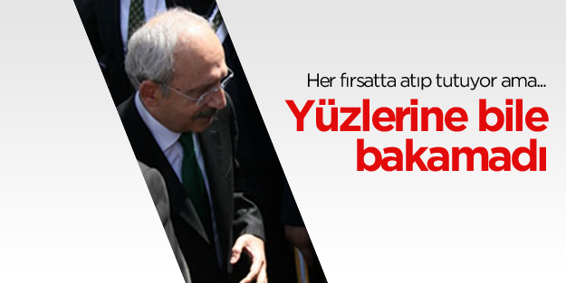Kılıçdaroğlu işçilerin yüzüne bile bakmadı
