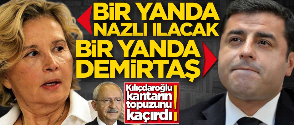Kılıçdaroğlu kantarın topuzunu kaçırdı! Bir yanda Ilıcak, bir yanda Demirtaş