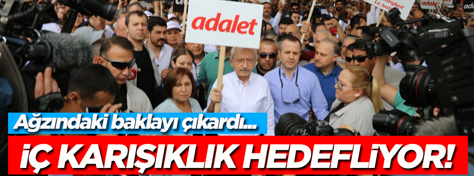 Kılıçdaroğlu kaosu hedefliyor
