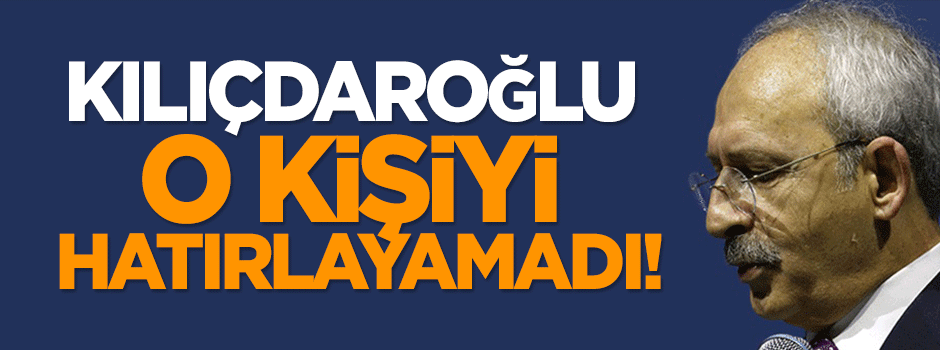 Kılıçdaroğlu kaseti getireni hatırlamıyormuş!