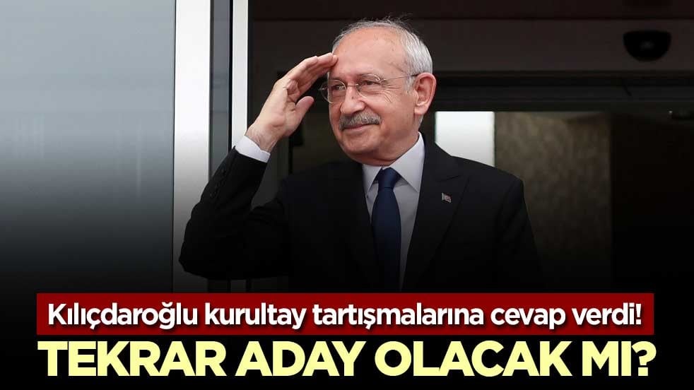 Kılıçdaroğlu kurultay tartışmalarına cevap verdi! Tekrar aday olacak mı?