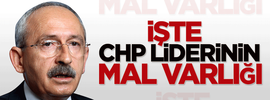 Kılıçdaroğlu mal varlığını açıkladı