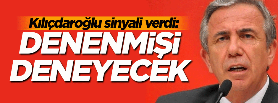 Kılıçdaroğlu, Mansur Yavaş'la görüştü