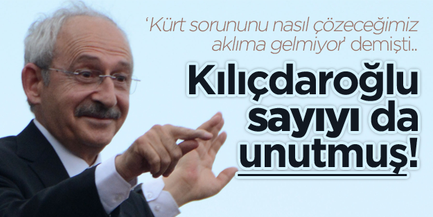 Kılıçdaroğlu o maddelerin hem içeriğini hem de sayısını unutmuş!
