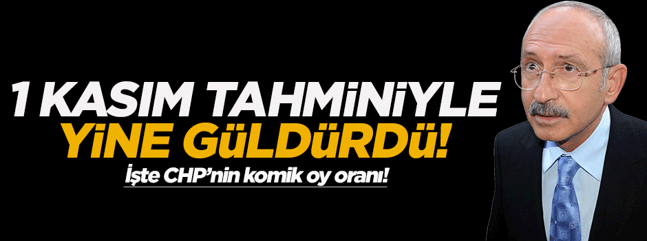 Kılıçdaroğlu partisinin oy oranını açıkladı