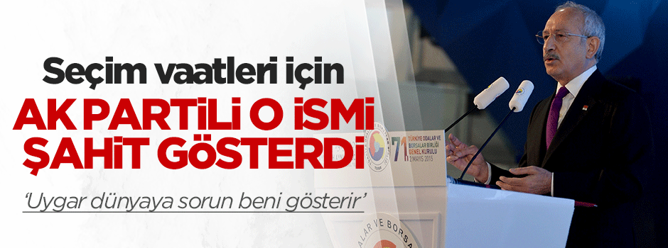 Kılıçdaroğlu, seçim vaatleri için Bülent Arınç'ı şahit gösterdi