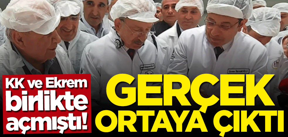 Kılıçdaroğlu ve Ekrem birlikte açmıştı... Gerçek ortaya çıktı