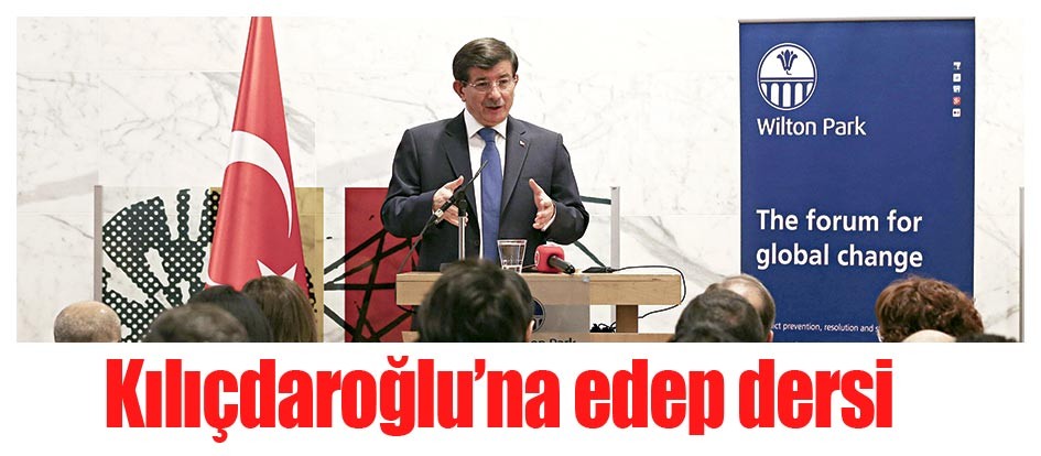 Kılıçdaroğlu’na edep dersi