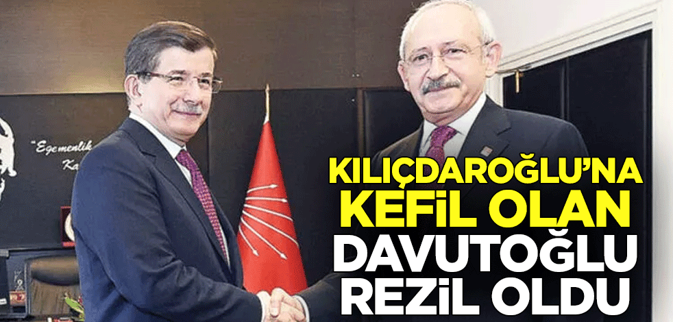 Kılıçdaroğlu'na kefil olan Davutoğlu rezil oldu