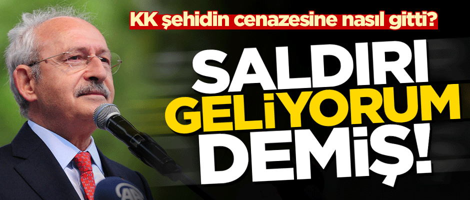 Kılıçdaroğlu'na saldırı 'geliyorum' demiş!