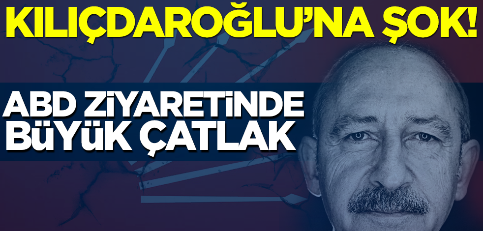 Kılıçdaroğlu'na şok! CHP'de ABD ziyareti öncesi kriz