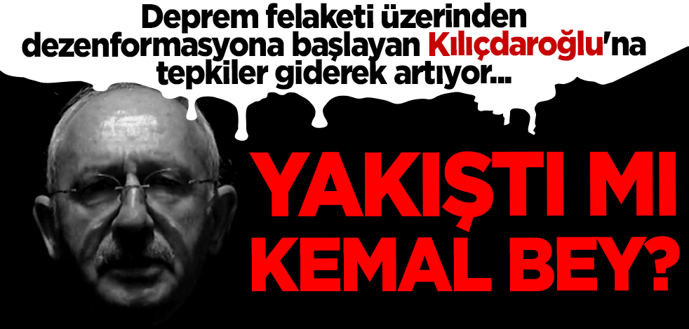 Kılıçdaroğlu'na tepkiler giderek artıyor! Yakıştı mı Kemal Bey