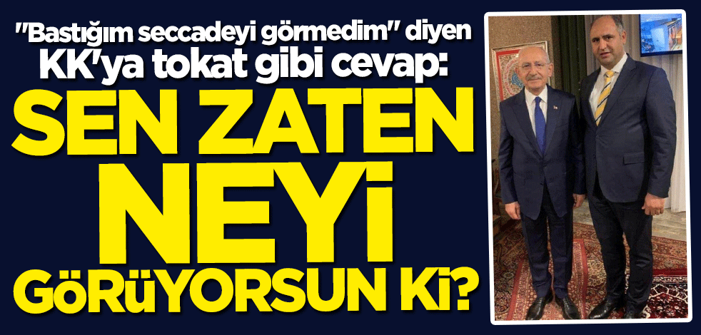 Kılıçdaroğlu'na tokat gibi cevap: Sen neyi görüyorsun ki?