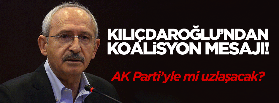 Kılıçdaroğlu'ndan AK Parti'siz koalisyon mesajı