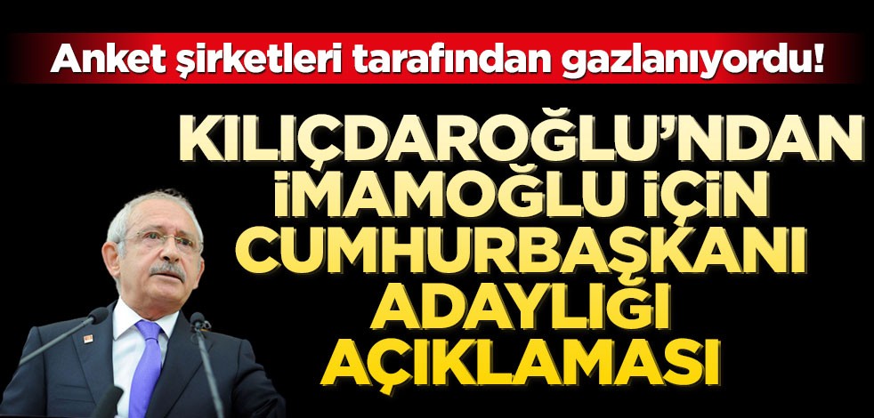 Kılıçdaroğlu'ndan, anket şirketlerinin balon yaptığı Yavaş ve İmamoğlu'nun Cumhurbaşkanlığı adaylığı hakkında açıklama