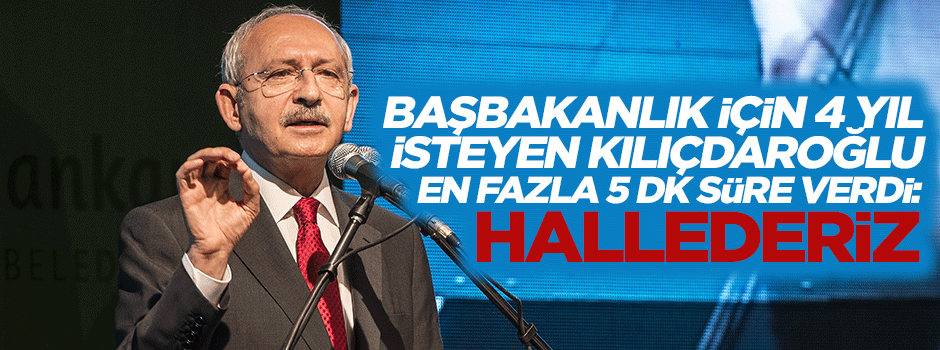 Kılıçdaroğlu'ndan CHP'li belediyeler 'çok hızlı' vurgusu