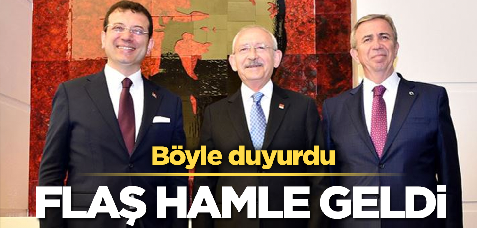Kılıçdaroğlu'ndan flaş hamle! İmamoğlu ve Yavaş detayı dikkat çekti