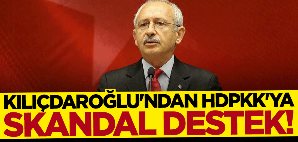 Kılıçdaroğlu'ndan HDPKK'ya skandal destek: Asla kabul etmiyoruz