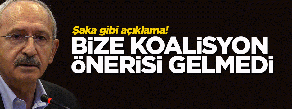 Kılıçdaroğlu'ndan koalisyon açıklaması
